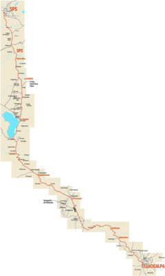 Odisea de seis horas viajar de SPS a Tegucigalpa