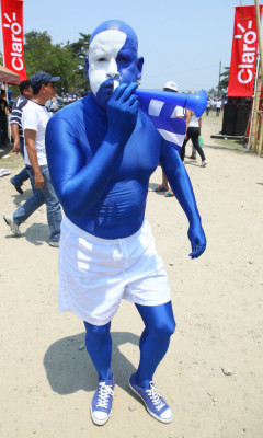 La afición hondureña, puro corazón