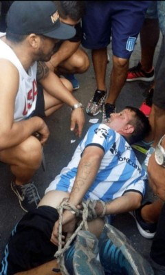 ¡Espeluznante! Barra de Racing golpeó y abusó de un hincha 'traidor'