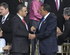 Lobo viaja a El Salvador para hablar de soberanía de Isla Conejo