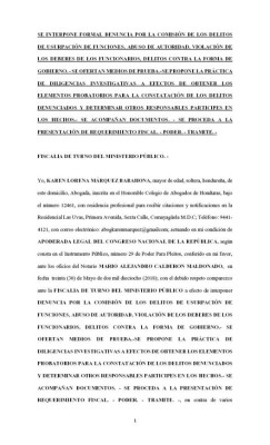 Derogar o reformar el nuevo Código Penal pide Presidencia