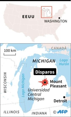 ACTUALIZACIÓN: Policía sigue tras la pista de autor del tiroteo en Central Michigan