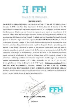 Real España recibe ultimátum: Comisión le ordena pagar demanda a exfutbolista