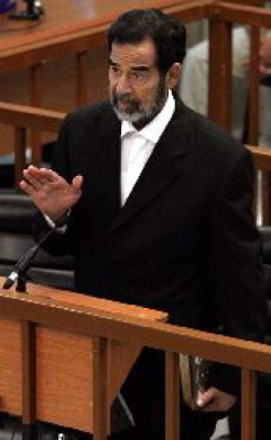 Sadam Hussein pide ser ejecutado a tiros