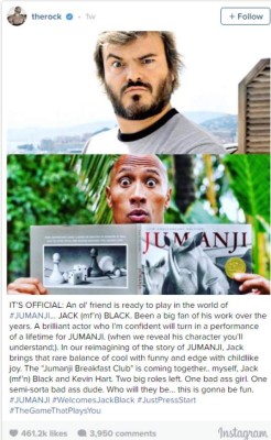 Jack Black se une a 'Jumanji'