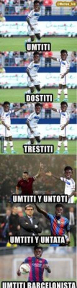 Chiste del día: ¿Cuántos Umtiti hay?