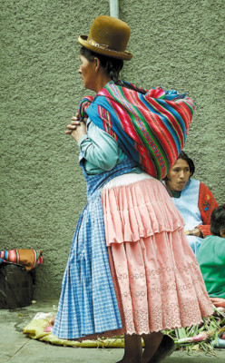 Cholitas, tradición de polleras y sombreros