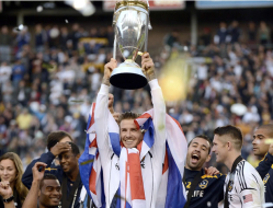 Beckham se despide del Galaxy con nuevo título