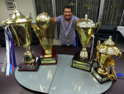 Brindis por el tetra conquistado de Olimpia