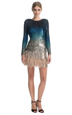 Plumas para lucir en Navidad