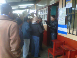 Denuncian falta de tinta en centros de votación de Siguatepeque