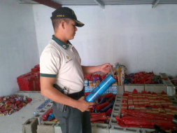 Más 400 mil lempiras decomisados en pólvora en San Pedro Sula