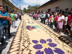 Copán revive el Viacrucis