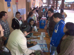 En Gracias votaron en masa y con civismo