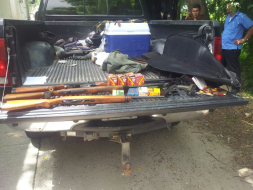 Capturan a ocho personas con armas de grueso calibre en San Pedro Sula