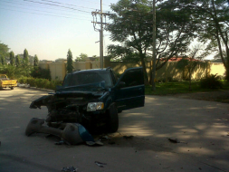 Accidente deja tres heridos en San Pedro Sula