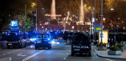 Choque entre policías y manifestantes en protestas en España