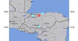 Leve temblor se sintió hoy en Puerto Cortés y La Ceiba