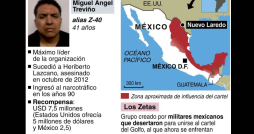 México: caída de 'Z-40' debilita a Los Zetas frente a carteles rivales