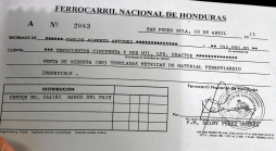 Siguen saqueando material del Ferrocarril Nacional en San Pedro Sula