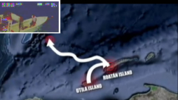 Como héroes reciben en Utila a náufragos rescatados en alta mar