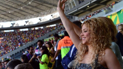 Así sufrió Shakira el triunfo de España sobre Italia