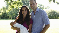 Las primeras imágenes oficiales del príncipe Jorge