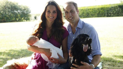 Las primeras imágenes oficiales del príncipe Jorge