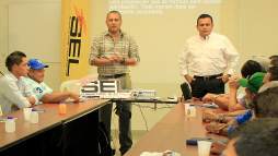 Toñito Rivera promete mejorar la iluminación en San Pedro Sula