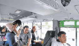 Buses con cámaras ya circulan en Tegucigalpa