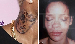 Chris Brown revela tatuaje de mujer golpeada