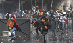 'Batalla campal” en el centro de México