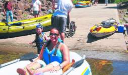 Carolina Pinett todo lo hace posible desde su silla de ruedas