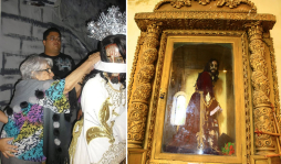 Lleva 60 años vistiendo al Nazareno con las más bellas túnicas