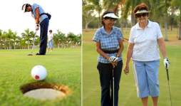 Bisabuelas del golf mandan al hoyo los achaques