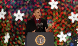Obama inaugura árbol navideño recordando a las víctimas de Sandy
