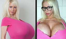 Quiere el récord del busto más grande del mundo