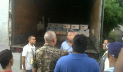 Urnas y material electoral llegan a La Ceiba y a Colón