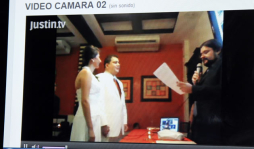 Celebran boda virtual en Honduras