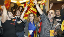 Nacionalistas catalanes ganan elecciones