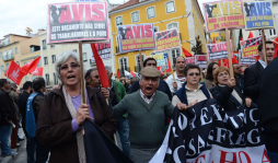 Manifestación contra la austeridad