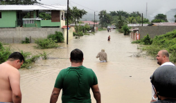 Evacuados y casas destruidas en El Progreso