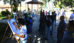 La pintura se abre paso en el municipio de Comayagua