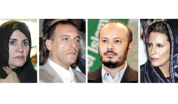 Tres hijos de Gadafi y su mujer llegan a Argelia