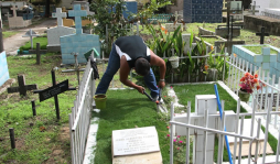 Cementerios limpios esperan a más de 14,000 dolientes