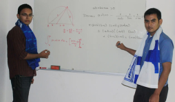 Dos sampedranos van por el oro olímpico en las matemáticas