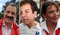 Mauricio Villeda, Nasralla y Xiomara se enfrentarán en las generales