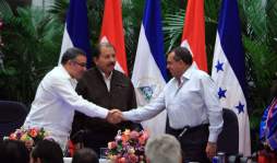 Lobo, Funes y Ortega descartan opción bélica en Golfo de Fonseca