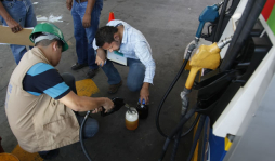 Encuentran chimbos de LPG alterados en gasolinera de San Pedro Sula