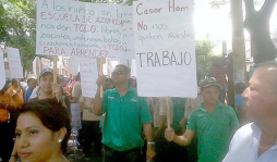 Protestan contra expropiación de tierra